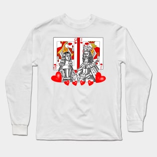 Love Game - King and Queen of Hearts Long Sleeve T-Shirt